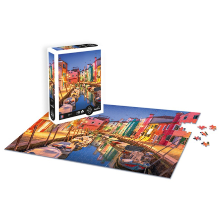 Puzzle carton 500 piese format XL - Burano, Italia - Sentosphere [2]