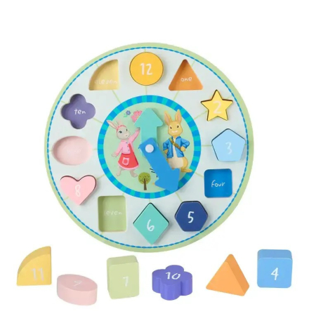 Puzzle ceas Peter Rabbit™, Orange Tree Toys [1]