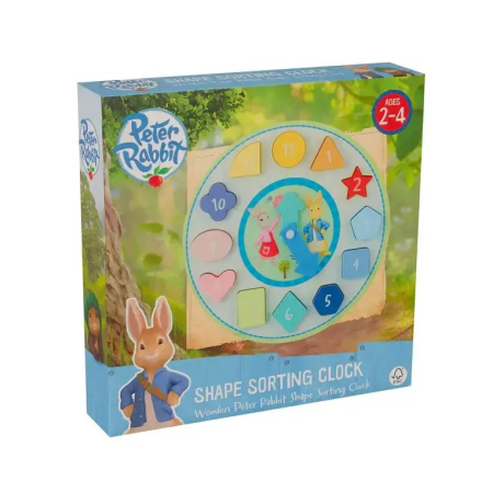 Jucarii 2-3 ani - Puzzle ceas Peter Rabbit™, Orange Tree Toys