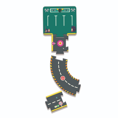 Puzzle Circuit gigant de curse, Djeco [4]