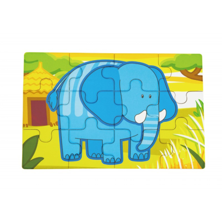 Puzzle conectabil 4 in 1 - Jungla, Viga [4]