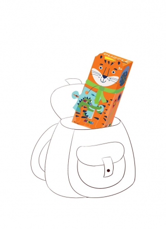 Puzzle cu 28 de piese  - Jungla [3]