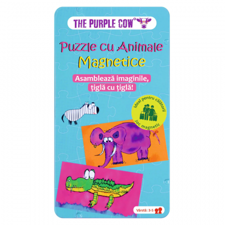 Jucarii Educative - Puzzle cu animale magnetice