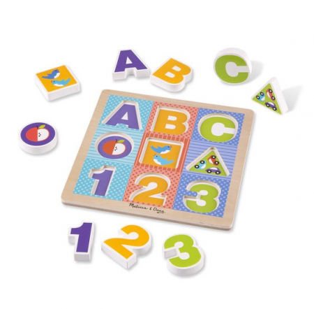 Puzzle cu piese mari pentru belelusi Melissa and Doug [2]
