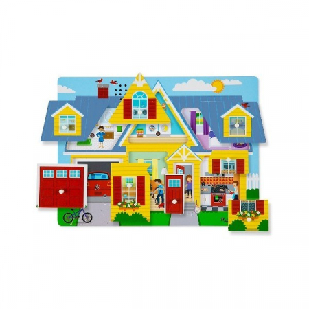 Puzzle cu sunete Casa mea Melissa and Doug [2]