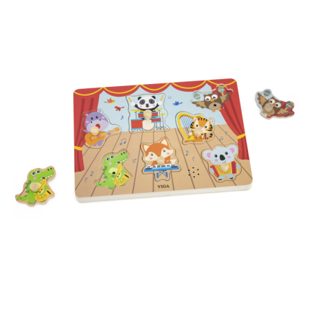 Puzzle - Puzzle cu Sunete Concert Muzical, Viga