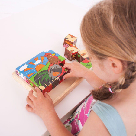 Puzzle cubic - Animalute de la ferma [6]