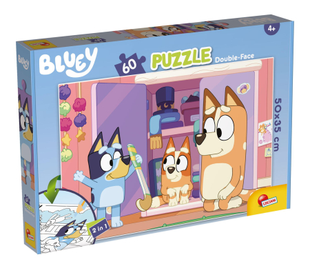Promotii - Puzzle de colorat maxi - Bluey (60 de piese)