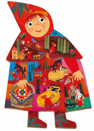 PUZZLE DE LEMN – POVESTI: SCUFITA ROSIE [2]