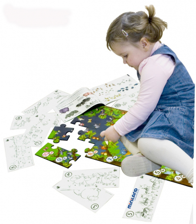 Puzzle de podea educativ cu numere Miniland 40 piese - Miniland [1]