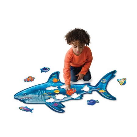 Puzzle de podea in forma rechin, Shark Floor Puzzle [3]