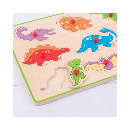 Puzzle din lemn incastru - Dinozauri [1]