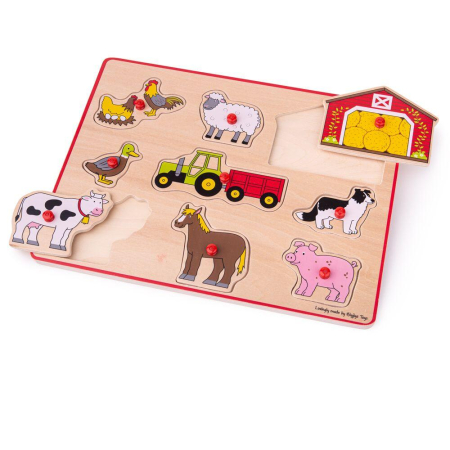 Puzzle din lemn incastru - Ferma [1]