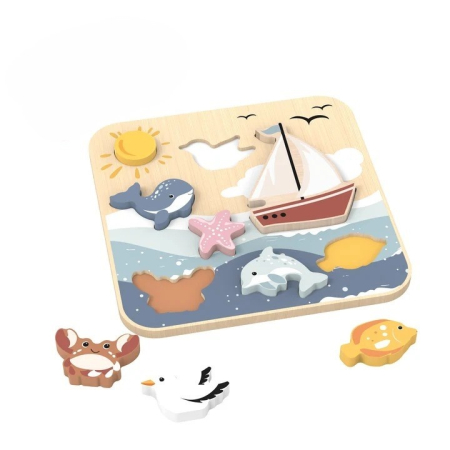 Puzzle din lemn Ocean, Speedy Monkey [1]