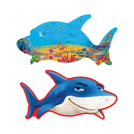 Jucarii Educative - PUZZLE DIN SPUMA EVA, LUMEA MARINA, PUEDO