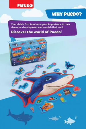 PUZZLE DIN SPUMA EVA, LUMEA MARINA, PUEDO [6]