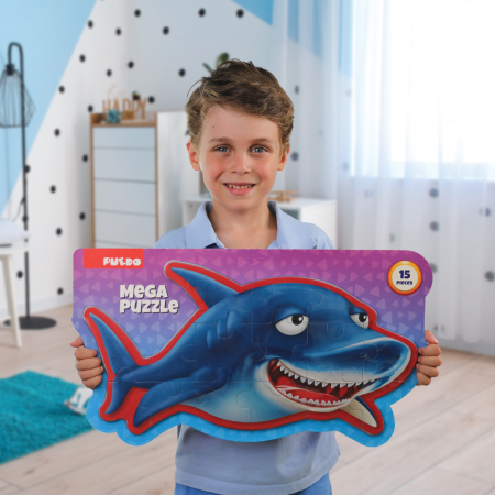 PUZZLE DIN SPUMA EVA, MEGA, 15 PIESE, PUEDO [3]