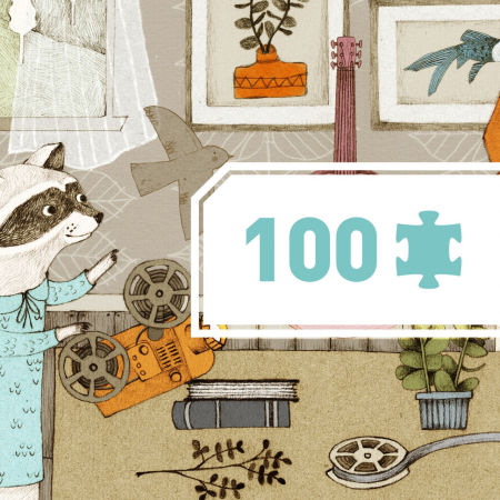 Puzzle Djeco Cinematograf, 100 piese [1]