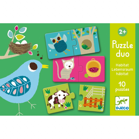 Puzzle duo Djeco Habitat [1]