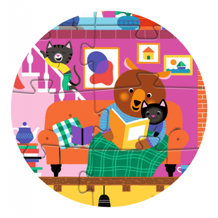 Puzzle gigant Casa micilor prieteni, Djeco [1]