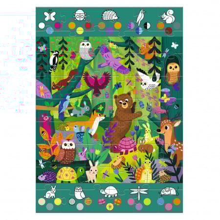Puzzle gigant Djeco, Aventuri in padure [1]