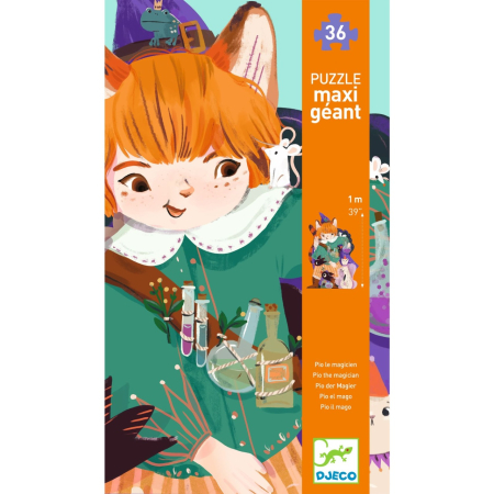 Puzzle gigant Magicianul Pio, Djeco [4]