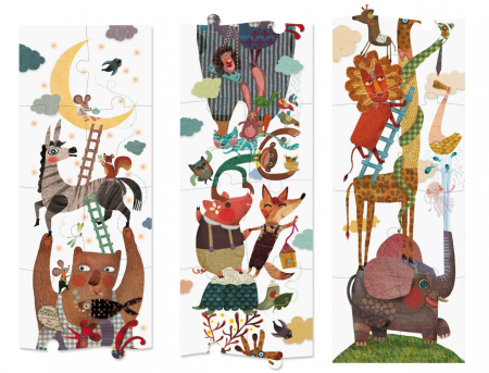 Puzzle gigant Sus pana la luna [1]