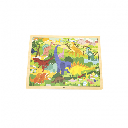Puzzle Lumea dinozaurilor, 48 de piese, Viga [1]