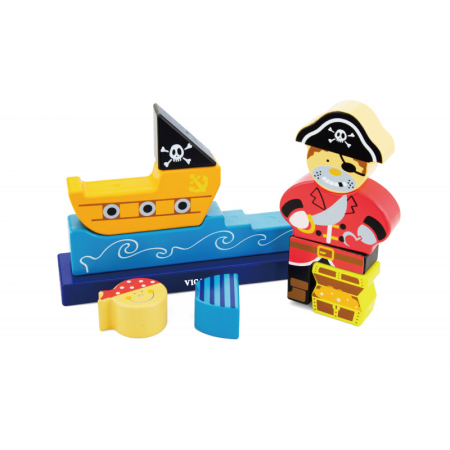 Puzzle magnetic Piratul, Viga [1]