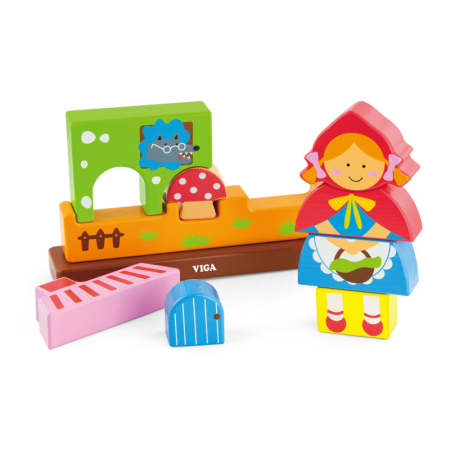 Puzzle - Puzzle magnetic Scufita Rosie, Viga
