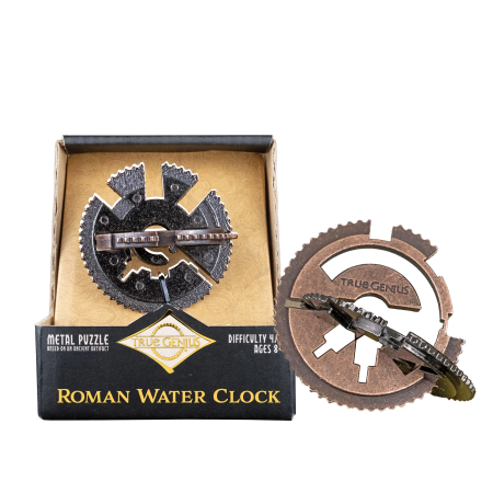 Puzzle metalic cu roți dințate - Roman Water Clock [2]