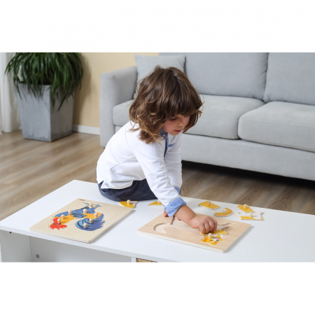 Puzzle Montessori, Cocos, Viga [1]