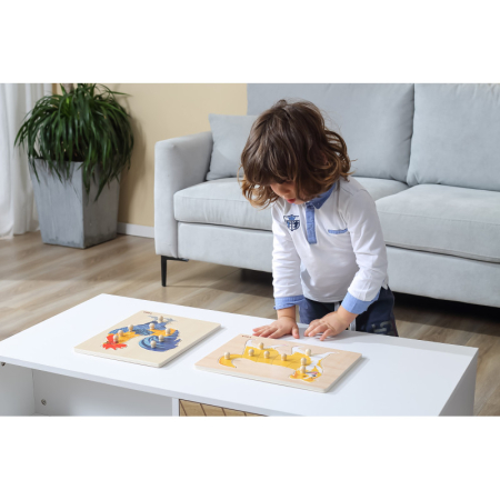 Puzzle Montessori, Cocos, Viga [0]