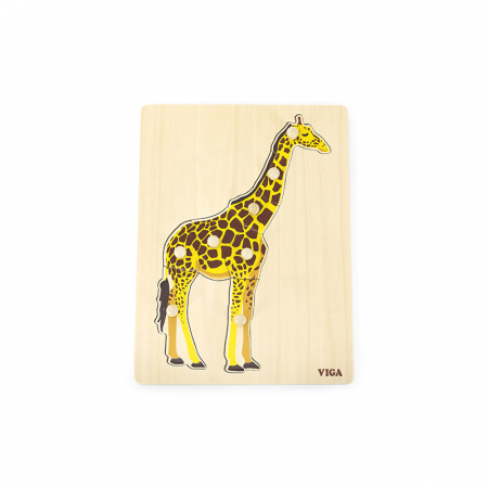 Puzzle Montessori, Girafa, Viga [3]