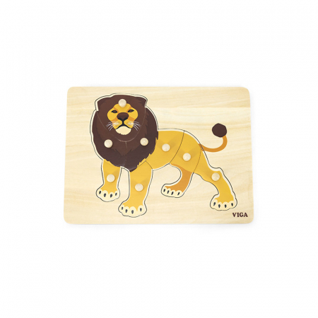 Puzzle Montessori, Leu, Viga [3]