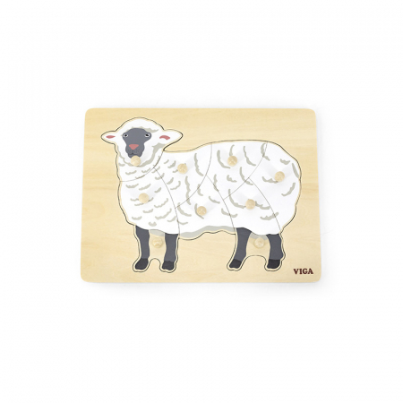 Puzzle Montessori, Oaie, Viga [3]