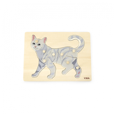 Puzzle Montessori, Pisica, Viga [3]