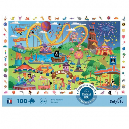 Puzzle Parc de distractii 100 Pcs [2]