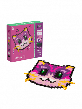 Puzzle pe numere Plus-Plus, 500 piese, Pisicuta [4]