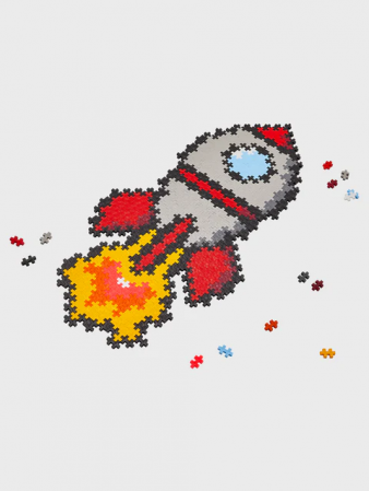 Puzzle pe numere Plus-Plus, 500 piese, Racheta [3]