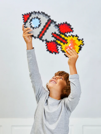 Puzzle pe numere Plus-Plus, 500 piese, Racheta [4]