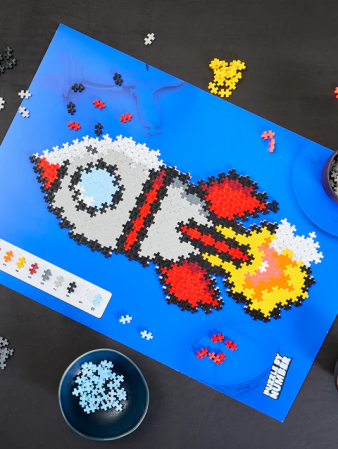 Puzzle pe numere Plus-Plus, 500 piese, Racheta [2]