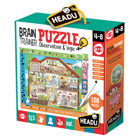 Jucarii Educative - Headu Stem - Puzzle Pentru Antrenarea Mintii