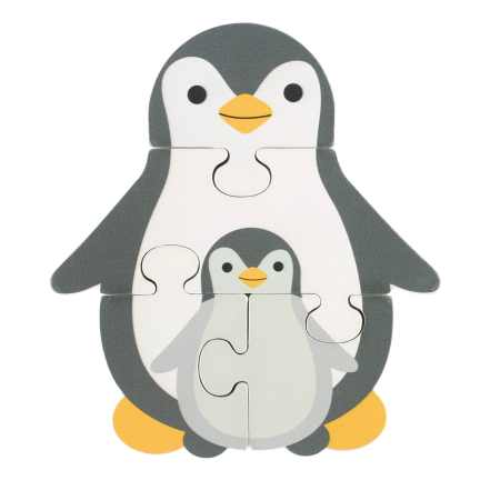 Puzzle Pinguin din lemn, Orange Tree Toys [2]