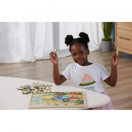 Jucarii Educative - Puzzle Pompieri, 48 de piese, Viga