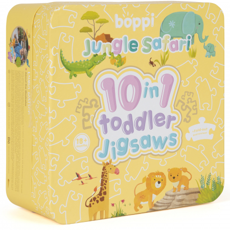 Puzzle progresiv Toddler 10 in 1, Boppi - Jungla Safari [2]
