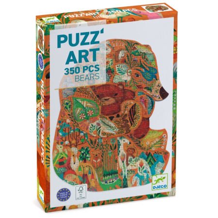 Varsta - Puzzle Puzz'Art Ursul, Djeco