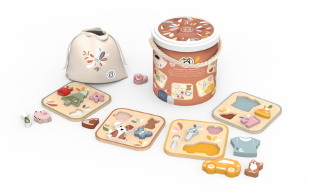 Puzzle senzorial de potrivire a formelor, Speedy Monkey [1]