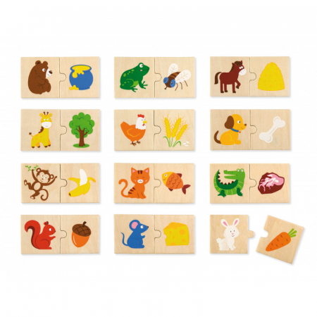 Puzzle sortator - Animale si hrana, Viga [1]