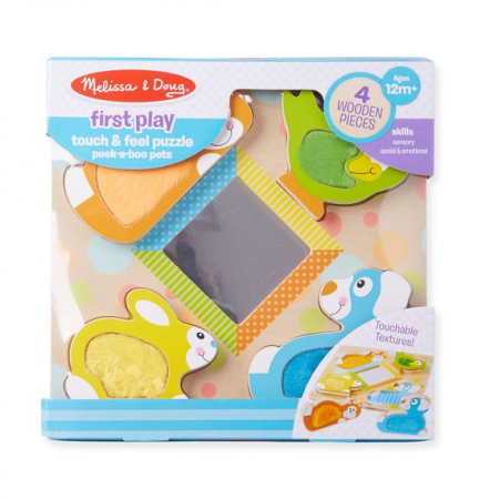 Puzzle tactil cu oglinda Pets Melissa and Doug [6]